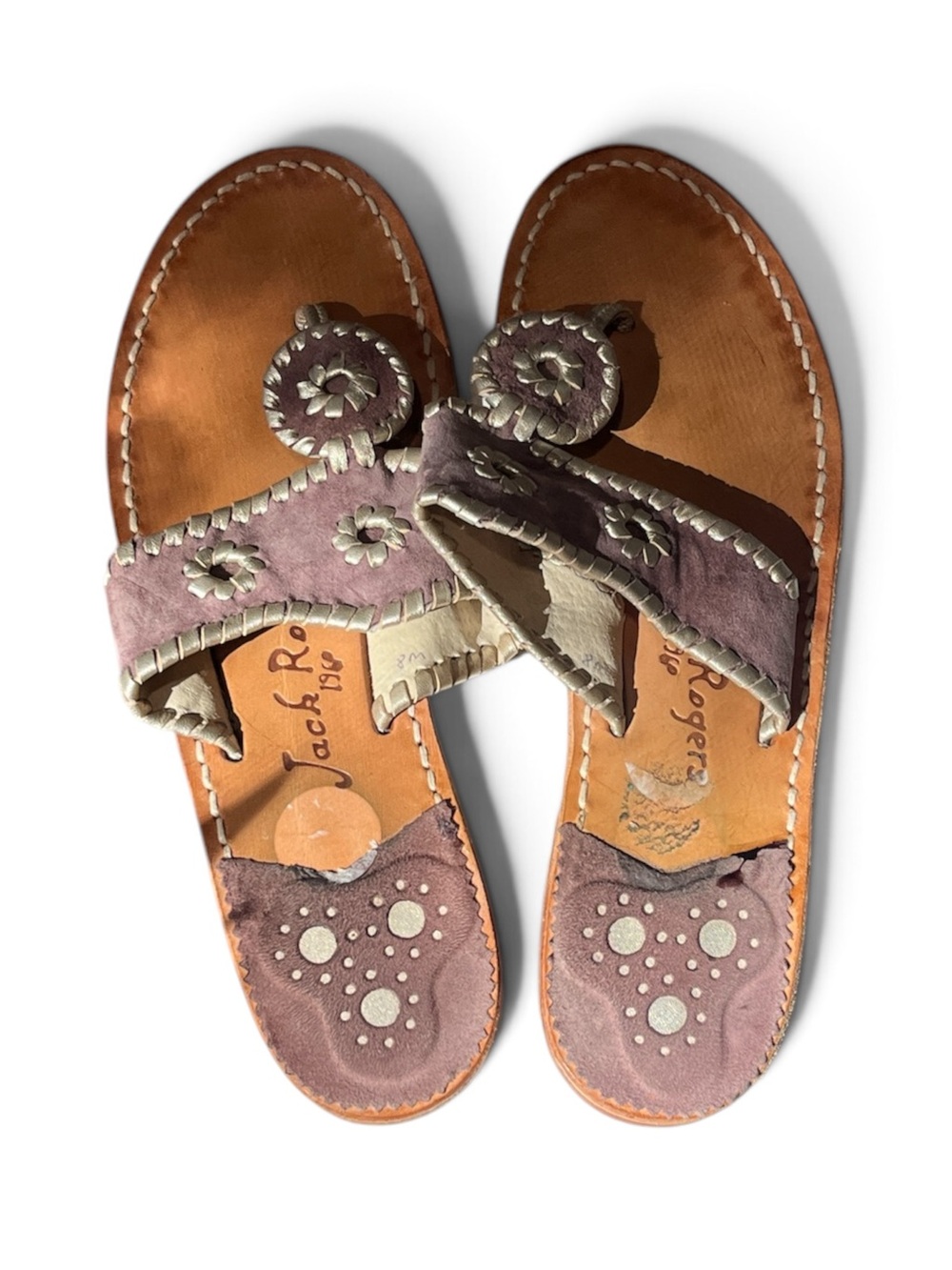 JACK ROGERS FLAT SANDAL SIZE 8 IN VILOT